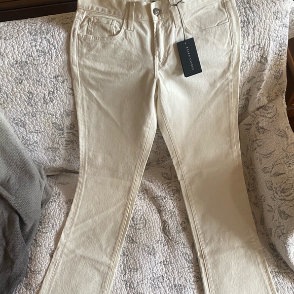 Ralph Lauren white flare jeans black label 867 - Picture 3 of 8